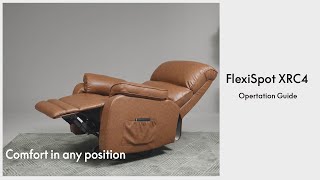 TutorialHow To Operate Your FlexiSpot Manual Swivel Rocker Recliner XRC4 [upl. by Idihsar]