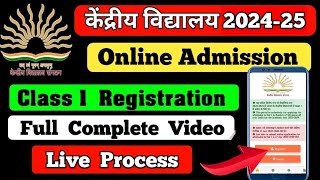 kendriya vidyalaya admission 202425 for class 1  kendriya vidyalaya online registration for class1 [upl. by Elatnahc870]