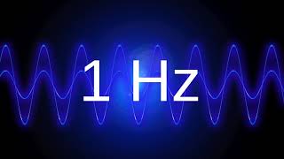 1 Hz clean pure sine wave BASS TEST TONE frequency [upl. by Alinoel985]