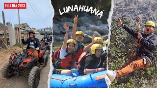 LUNAHUANÁ 2024 Canotaje canopy cuatrimotos bodegas de vinos y MÁS 🤯 🌊 [upl. by Ramgad]