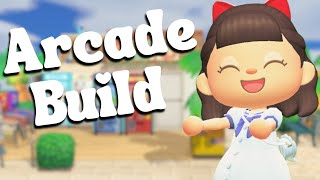 Arcade And Tiny Shop Build  British Coastal Summer Tropical Island  Animal Crossing New Horizons [upl. by Ameehs915]