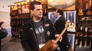 Kala quotSweet Peaquot Tenor Ukulele Demonstration at 2015 NAMM [upl. by Doowron]