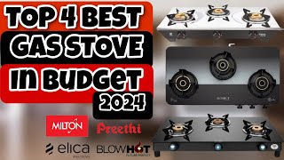 Best Gas Stove 2024 India⚡2 Burners⚡3 Burners⚡4 Burners⚡Milton⚡Elica [upl. by Earas]