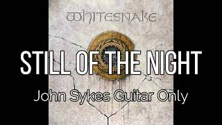 Whitesnake  Still of the Night John Sykes Guitar Only [upl. by Eryn377]