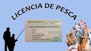 Obtención de licencia de pesca marítima en Andalucía [upl. by Eelesor]