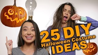 25 DIY Halloween Costume Ideas  Merrell Twins halloween 2018 [upl. by Dnaltroc]