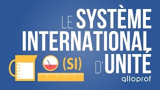 Les préfixes du système international de mesure SI  Mathématique  Alloprof [upl. by Nowad]