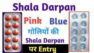 Shala Darpan Par Pink Blue Tablet Entry  Pink Blue Tablet Ki entry shala darpan par kaise kare [upl. by Nomead]