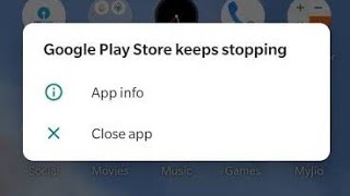 how to solve google play store keeps stopping android  samsung 2021 [upl. by Ailat216]