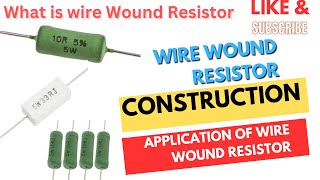 Wire wound Resistor electronicsstudy resistance [upl. by Airretnahs]