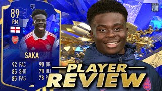 89 TOTY HONOURABLE MENTIONS SAKA PLAYER REVIEW TEAM OF THE YEAR  FIFA 23 ULTIMATE TEAM [upl. by Miza851]