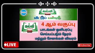 Kalvi Tv Live  4th Std Kalvi Tholaikatchi Channel Number Captain News SCV Kalvi Live  Kalvi News [upl. by Ahsinet284]