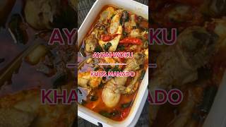 RESEP AYAM WOKU KHAS MANADO masakapahariini makanapahariini cooking cookingrecipes resepsimple [upl. by Rebmyk]