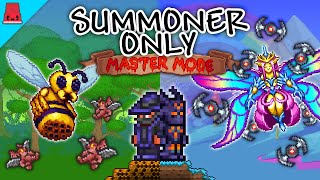 Can I Beat Terraria Master Mode Using Only Summon Weapons [upl. by Rramal]