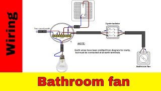 How to wire bathroom fan UK [upl. by Tiffanle]