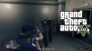 To The Coroners Office  GTA V Online  Doomsday Heist [upl. by Gaston]