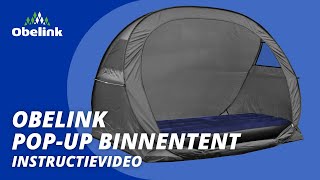 Obelink popup binnentent review  Obelink [upl. by Meris284]