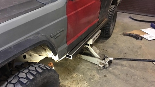 Jeep xj 2x6 rocker panels [upl. by Healion]