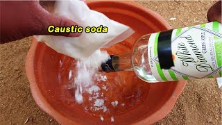 CAUSTIC SODA Uses ❤❤  How to Use Caustic Soda for Cleaning  Kitchen Cleaning Tips  CAUSTIC SODA [upl. by Aimaj]