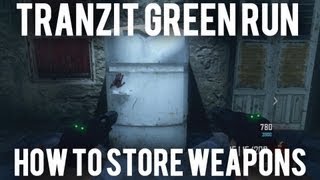 NEW Black Ops 2 Zombies How to Store Your Weapons in TranZit Green Run [upl. by Kial]