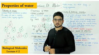 Biological importance of water  Water unique properties [upl. by Irina]