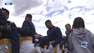 US Air Force Academy graduation hat toss [upl. by Sinnaoi831]