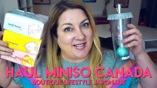 HAUL MINISO  BOUTIQUE JAPONAISE LIFESTYLE À MONTRÉAL [upl. by Refenej744]