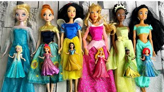 Disney Princess Doll Makeover  DIY Miniature Ideas for Barbie  Wig Dress Faceup and More DIY [upl. by Novit]