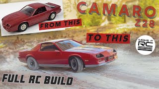 Turning a 40 Year Old Dealer Promo Camaro Into a RC Car 🏁 Full Build and Test Drive [upl. by Ayota156]