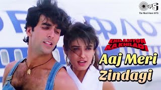 Aaj Meri Zindagi Mein  Khiladiyon Ka Khiladi  Akshay Raveena  Babul Supriyo Alka Yagnik  90s [upl. by Ylas610]