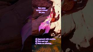 What would YOU do 😳 Mermaid FOUND in Red Rock Canyon mermaid mermaidtail h2o canyon finfolk [upl. by Anairol]