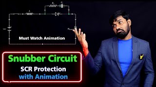 Snubber circuit in power electronics through Animation Thyristor Protection [upl. by Ennairb]