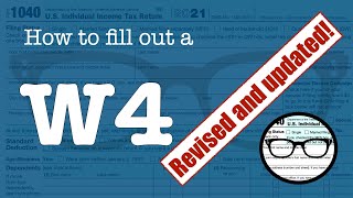 How to fill out a W4 Revised and Updated [upl. by Pearman50]