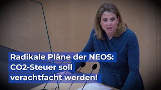 Radikale Pläne der NEOS CO2Steuer soll verachtfacht werden [upl. by Ignacius]