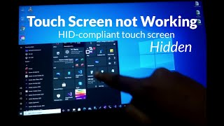 HIDcompliant touch screen not working [upl. by Cirre]