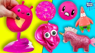 Whats Inside ALL PINK Squishies and Stress Balls [upl. by Adamo]