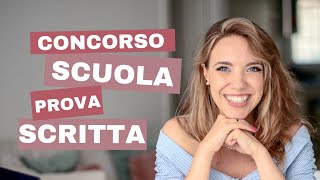 Concorso scuola  La prova scritta [upl. by Ahseer]