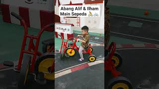 Abang Alif amp Ilham Main Sepeda 🚴🚲 [upl. by Zolly]