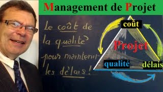 Management dun projet  gestion du coût et de la qualité pour maintenir les délais [upl. by Ahsille]