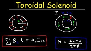 Magnetic Field of a Toroidal Solenoid Amperes Law Physics amp Electromagnetism [upl. by Dihaz228]