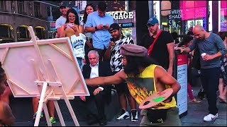 Famous NYC Painter Get His Master Piece Destroyed Worth 100000 [upl. by Alyahc]