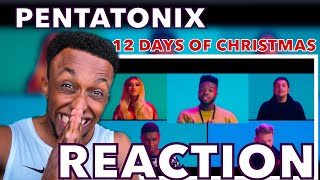 Pentatonix  12 Days Of Christmas Official Video Reaction [upl. by Tobi]