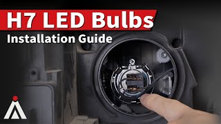 NEW Version How to install standard H7 LED headlight bulbs LA Plus H7 Installation Guide [upl. by Goeger286]