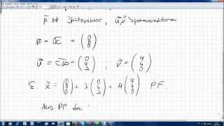 Parameterform Normalenform Koordinatenform der Ebene aus drei Punkten [upl. by Buschi412]