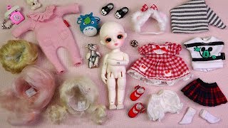 구체관절인형 리나슈슈 슈가리 레몬 개봉기 옷입히기Ball Jointed Doll LINA chouchou Sugary Lemon Unboxingかわいい人形asmr 4K [upl. by Allain]