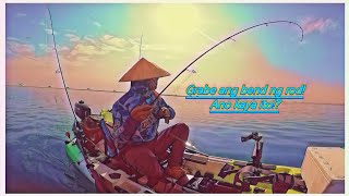 kayak trolling with mercury 25hp 2 stroke in Qatar kayak fishing amazing success [upl. by Anahsar]