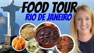 Food Tour Rio de Janeiro 🇧🇷  My First Taste of Traditional Dishes in Rio de Janeiro [upl. by Ecirpac407]