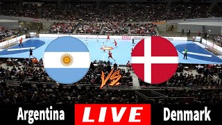 🔴LIVE  Denmark Vs Argentina Handball live scores  FRIENDLY INTERNATIONAL [upl. by Cosmo458]