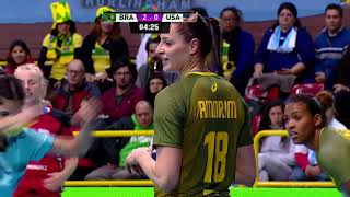 Campeonato Panamericano de Handebol Feminino 2017  Brasil x USA [upl. by Akerue276]