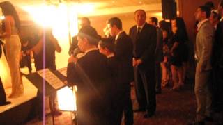 The Heimann Boys singing Im Eshkachech Yerushalayim by Yaakov Shweky at a wedding in Antwerp Belgium [upl. by Yleak982]